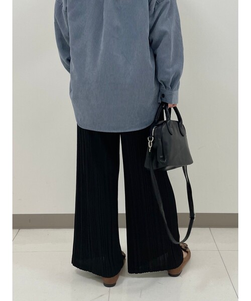 Cutie Blonde（キューティーブロンド）の「◆【S-L】テレコプリーツイージーパンツ（その他パンツ・レディース・ブラック/カーキ/ライトベージュ/ピンク系・01/02/03）」の18枚目の写真