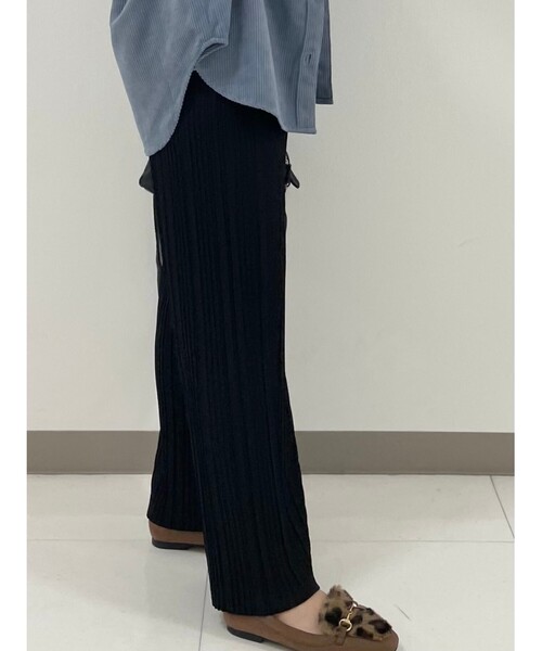 Cutie Blonde（キューティーブロンド）の「◆【S-L】テレコプリーツイージーパンツ（その他パンツ・レディース・ブラック/カーキ/ライトベージュ/ピンク系・01/02/03）」の20枚目の写真