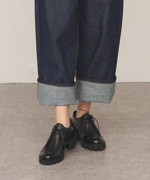 Pertini(ペルティニ)の「《ハンドメイドの丁寧な作り》【Pertini/ペルティニ】レースアップシューズ(ローファー・レディース・ブラック・38/36/37)」の15枚目の写真