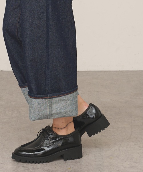 Pertini(ペルティニ)の「《ハンドメイドの丁寧な作り》【Pertini/ペルティニ】レースアップシューズ(ローファー・レディース・ブラック・38/36/37)」の14枚目の写真