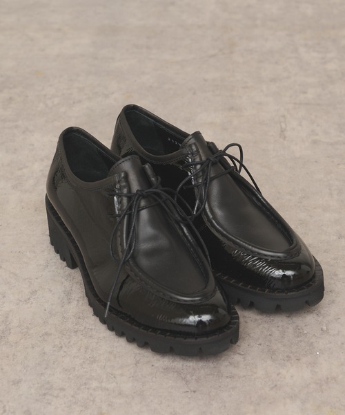 Pertini(ペルティニ)の「《ハンドメイドの丁寧な作り》【Pertini/ペルティニ】レースアップシューズ(ローファー・レディース・ブラック・38/36/37)」の11枚目の写真