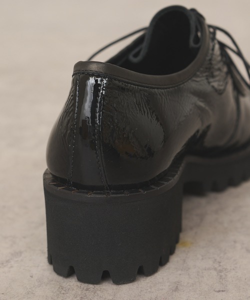 Pertini(ペルティニ)の「《ハンドメイドの丁寧な作り》【Pertini/ペルティニ】レースアップシューズ(ローファー・レディース・ブラック・38/36/37)」の7枚目の写真