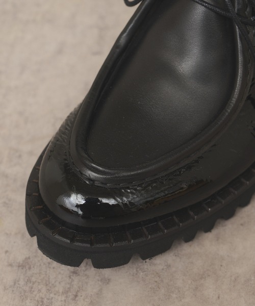 Pertini(ペルティニ)の「《ハンドメイドの丁寧な作り》【Pertini/ペルティニ】レースアップシューズ(ローファー・レディース・ブラック・38/36/37)」の6枚目の写真