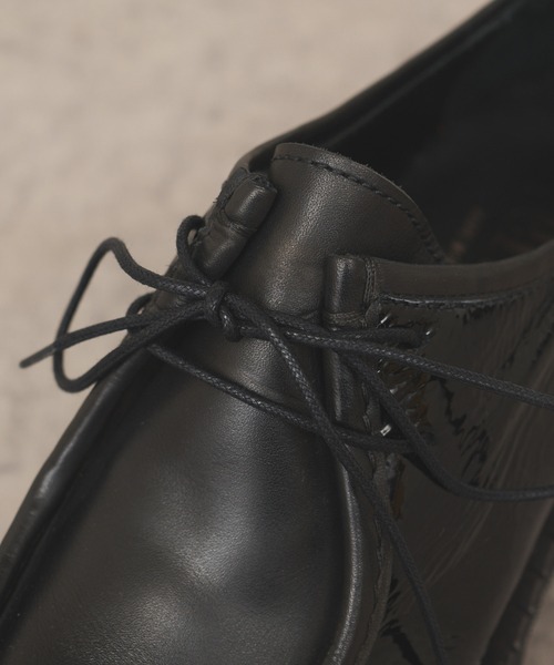 Pertini(ペルティニ)の「《ハンドメイドの丁寧な作り》【Pertini/ペルティニ】レースアップシューズ(ローファー・レディース・ブラック・38/36/37)」の5枚目の写真