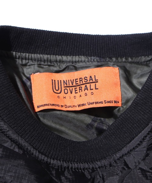 UNIVERSAL OVERALL(ユニバーサルオーバーオール)の「UNIVERSAL OVERALL/ユニバーサルオーバーオール QUILT CREW キルティングプルオーバー(その他トップス・メンズ・ブラック/ベージュ/オリーブ/オレンジ・S/M/L)」の20枚目の写真