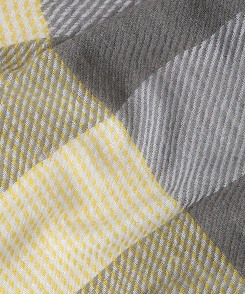 closet story(クローゼットストーリー)の「<closet story(クローゼットストーリー)>カラーチェック ストール(ストール/ショール・レディース・ピンク/イエロー・FREE)」の5枚目の写真