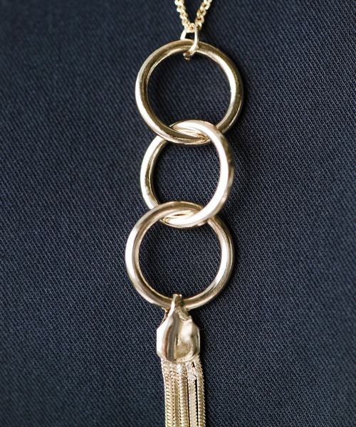 haco!（ハコ）の「シンプルトップスに合わせてオシャレ見え！ちょうどいい存在感で使いやすいロングネックレス（ネックレス・レディース・ゴールド・ONE SIZE）」の6枚目の写真