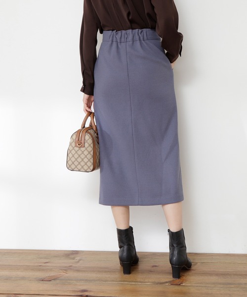 N.（N. Natural Beauty Basic）（エヌエヌナチュラルビューティーベーシック）の「【S Size Line】◆フロントスリットタイトスカート（スカート・レディース・モカ/ブルー/ナチュラル・SMALL/MEDIUM）」の11枚目の写真