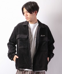 【INDIAN MOTOCYCLE】ストレッチ コーデュロイ BIGシャツジャケット