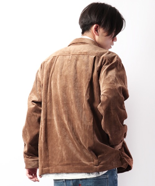 INDIAN MOTOCYCLE(インディアンモトサイクル)の「【INDIAN MOTOCYCLE】ストレッチ コーデュロイ BIGシャツジャケット(ブルゾン・メンズ・モカ/オリーブ/ブラック・L/M/XL)」の21枚目の写真