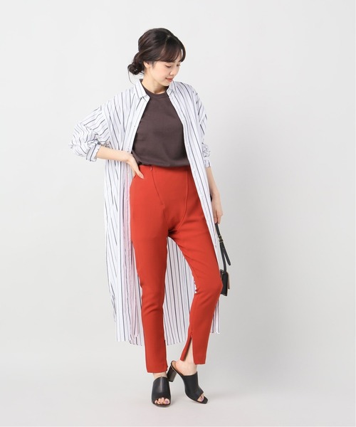 MAISON EUREKA（メゾンエウレカ）の「【MAISON EUREKA /メゾンエウレカ】slash fastener pants（その他パンツ・レディース・ボルドー・38/36）」の2枚目の写真