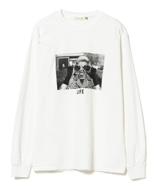 GOOD ROCK SPEED(グッドロックスピード)の「GOOD ROCK SPEED × Ray BEAMS / 別注 LIFE ロングスリーブ Tシャツ(Tシャツ/カットソー・レディース・ホワイト/ブラック/ベージュ・ONE SIZE)」の7枚目の写真