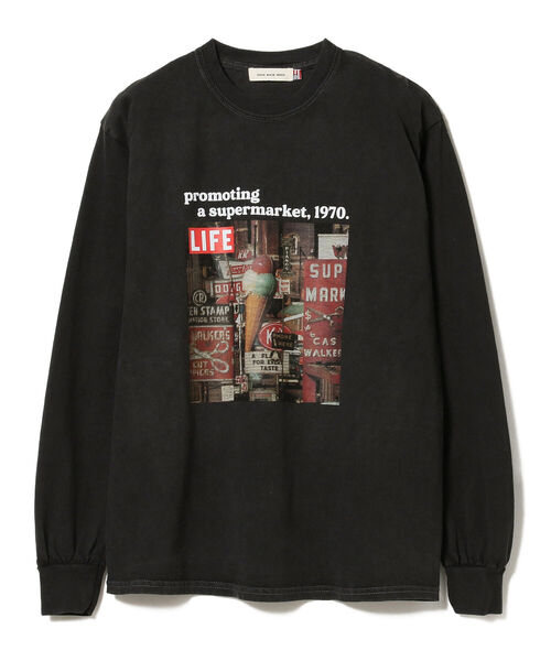 GOOD ROCK SPEED(グッドロックスピード)の「GOOD ROCK SPEED × Ray BEAMS / 別注 LIFE ロングスリーブ Tシャツ(Tシャツ/カットソー・レディース・ホワイト/ブラック/ベージュ・ONE SIZE)」の12枚目の写真