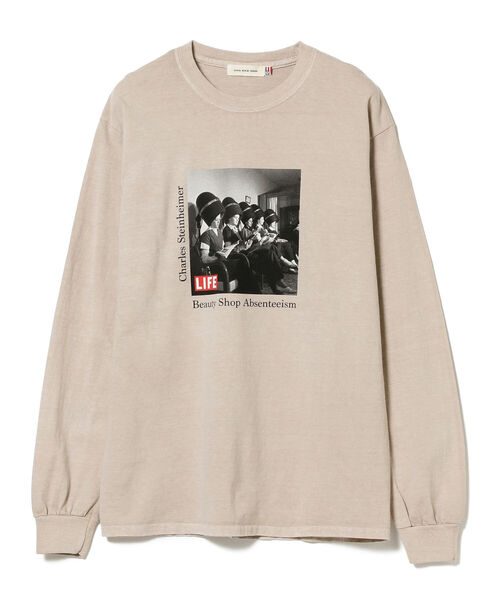 GOOD ROCK SPEED(グッドロックスピード)の「GOOD ROCK SPEED × Ray BEAMS / 別注 LIFE ロングスリーブ Tシャツ(Tシャツ/カットソー・レディース・ホワイト/ブラック/ベージュ・ONE SIZE)」の17枚目の写真