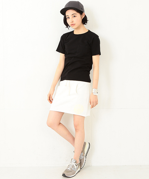 HANES(ヘインズ)の「HANES / POCKET-TEE(Tシャツ/カットソー・レディース・ホワイト/ブラック/ピンク/ネイビー・ONE SIZE)」の18枚目の写真