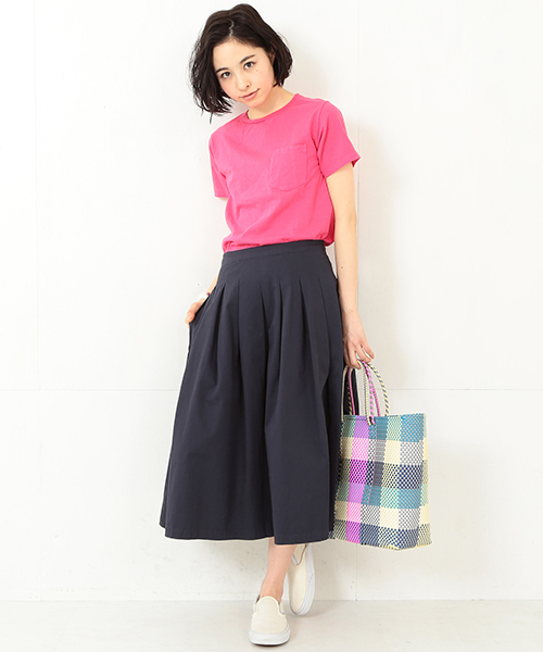 HANES(ヘインズ)の「HANES / POCKET-TEE(Tシャツ/カットソー・レディース・ホワイト/ブラック/ピンク/ネイビー・ONE SIZE)」の19枚目の写真