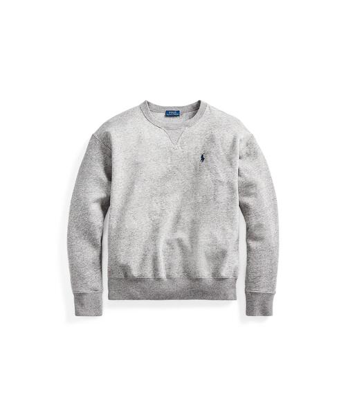 POLO RALPH LAUREN(ポロ ラルフ ローレン)の「フリース プルオーバー(スウェット・レディース・グレー系・XS/M/L)」の2枚目の写真