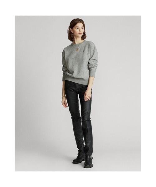 POLO RALPH LAUREN(ポロ ラルフ ローレン)の「フリース プルオーバー(スウェット・レディース・グレー系・XS/M/L)」の3枚目の写真
