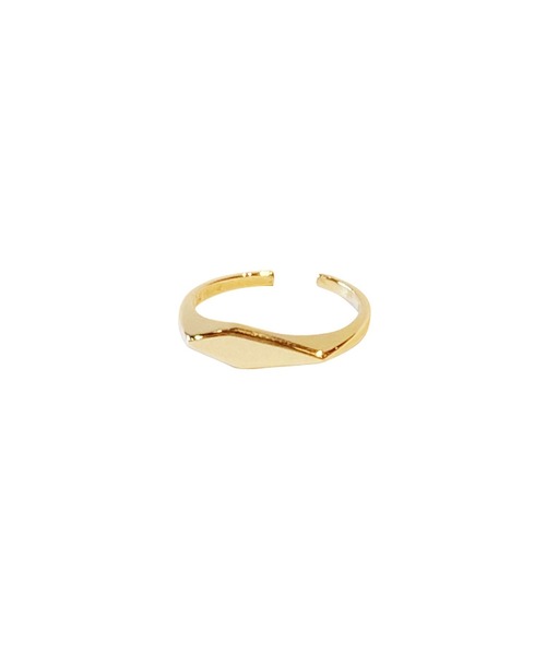 Blanche(ブランシュ)の「Blanche ブランシュ ダイヤモンドシェイブトップフラットリング Choette (シュエットウ) GOLD(リング・レディース・ゴールド・FREE)」の2枚目の写真