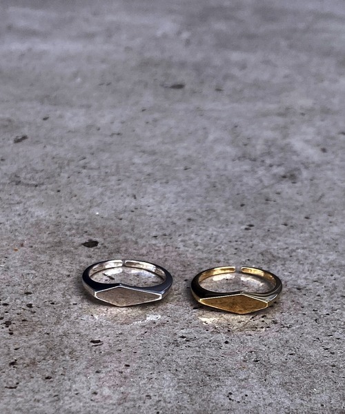 Blanche(ブランシュ)の「Blanche ブランシュ ダイヤモンドシェイブトップフラットリング Choette (シュエットウ) GOLD(リング・レディース・ゴールド・FREE)」の3枚目の写真