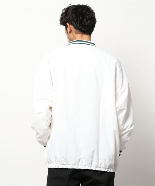 SPINNS（スピンズ）の「【ビッグシルエット】GRUNGE 95リブライン ナイロンプルオーバートップス（その他トップス・メンズ・ホワイト/サックスブルー/イエロー/グリーン/ロイヤルブルー・ONESIZE）」の7枚目の写真