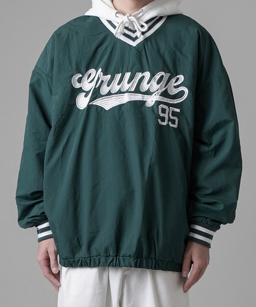 SPINNS（スピンズ）の「【ビッグシルエット】GRUNGE 95リブライン ナイロンプルオーバートップス（その他トップス・メンズ・ホワイト/サックスブルー/イエロー/グリーン/ロイヤルブルー・ONESIZE）」の18枚目の写真