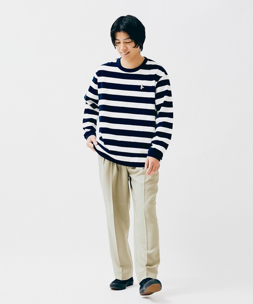 CHUMS（チャムス）の「”WEB限定”【CHUMS By JOURNAL STANDARD】別注 ブービー ピケ ロンT（Tシャツ/カットソー・メンズ・ホワイト/ブラック/ネイビー・M/L/XL）」の13枚目の写真