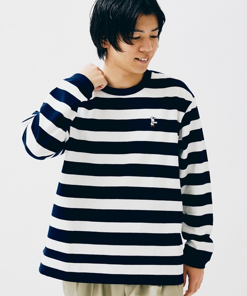 CHUMS（チャムス）の「”WEB限定”【CHUMS By JOURNAL STANDARD】別注 ブービー ピケ ロンT（Tシャツ/カットソー・メンズ・ホワイト/ブラック/ネイビー・M/L/XL）」の14枚目の写真