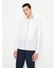 ARMANI EXCHANGE | 【A|X アルマーニ エクスチェンジ】ロゴ&ライン　長袖クルーネックTシャツ/REGULAR(Tシャツ/カットソー)
