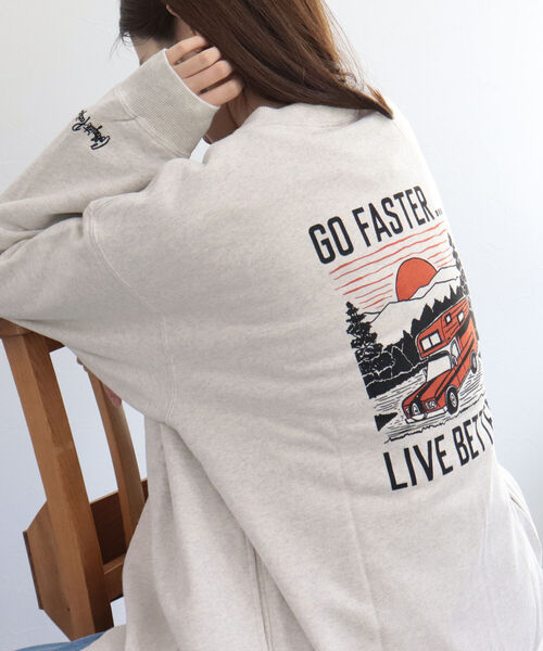 FREDY&GLOSTER（フレディアンドグロスター）の「【Collegiate Pacific/カレッジエイトパシフィック】Sweatshirts Cardigan スウェット カーディガン（スウェット・レディース・ライトグレー/イエロー/キナリ・MEDIUM）」の14枚目の写真