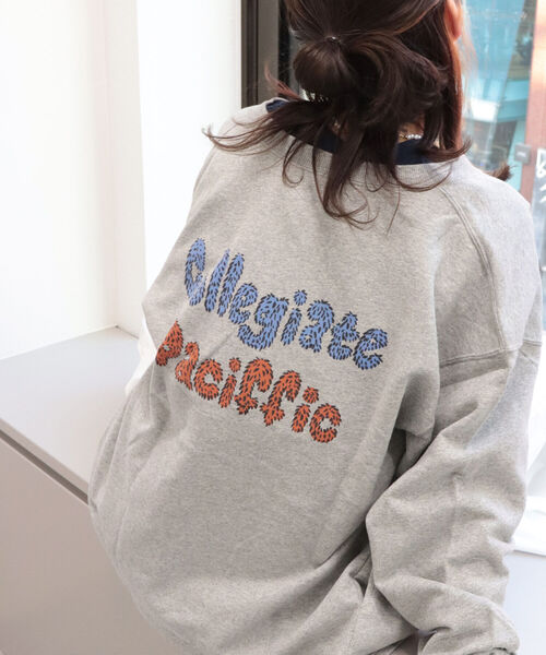 FREDY&GLOSTER（フレディアンドグロスター）の「【Collegiate Pacific/カレッジエイトパシフィック】Sweatshirts Cardigan スウェット カーディガン（スウェット・レディース・ライトグレー/イエロー/キナリ・MEDIUM）」の19枚目の写真