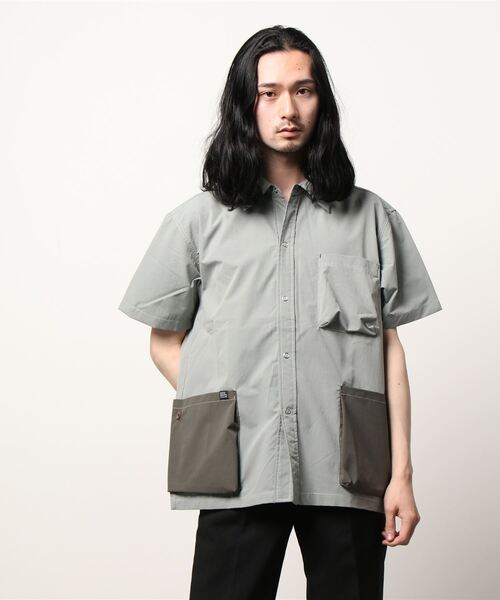 KRIFF MAYER（クリフメイヤー）の「クリーネスキャンプ半袖シャツ（シャツ/ブラウス・メンズ・グレー/グリーン/カラフル/チャコール・SMALL/MEDIUM/LARGE/X-LARGE）」の17枚目の写真