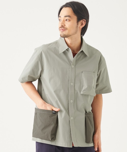 KRIFF MAYER（クリフメイヤー）の「クリーネスキャンプ半袖シャツ（シャツ/ブラウス・メンズ・グレー/グリーン/カラフル/チャコール・SMALL/MEDIUM/LARGE/X-LARGE）」の10枚目の写真