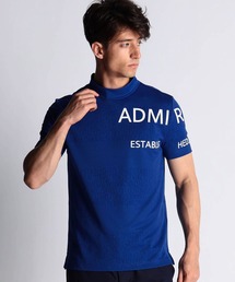 Admiral（アドミラル）の「Ａｄｍｉｒａｌ別注ロゴボ－ダ－ジャカ－ドモックネックシャツ（Tシャツ/カットソー）」
