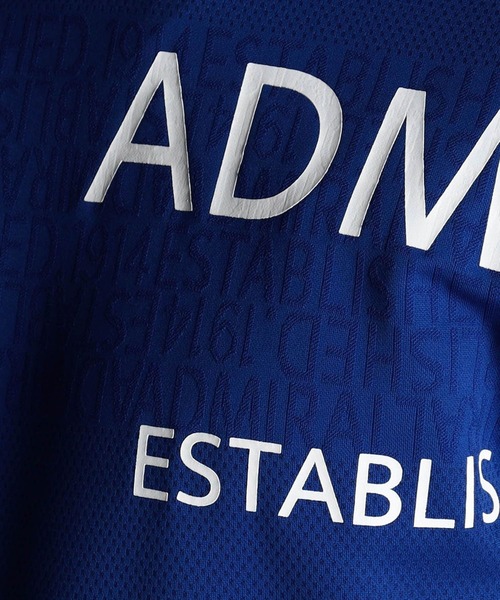 NICOLE CLUB FOR MEN（ニコルクラブフォーメン）の「Ａｄｍｉｒａｌ別注ロゴボ－ダ－ジャカ－ドモックネックシャツ（Tシャツ/カットソー・メンズ・ホワイト/ブラック/ネイビー/ロイヤルブルー・MEDIUM/LARGE/X-LARGE/XX-LARGE）」の19枚目の写真