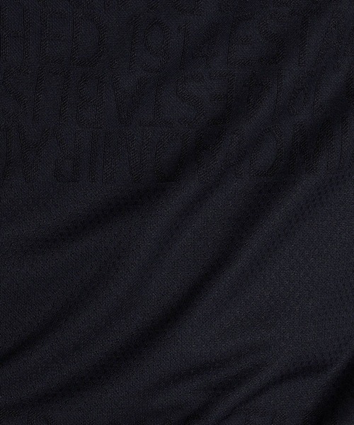 NICOLE CLUB FOR MEN（ニコルクラブフォーメン）の「Ａｄｍｉｒａｌ別注ロゴボ－ダ－ジャカ－ドモックネックシャツ（Tシャツ/カットソー・メンズ・ホワイト/ブラック/ネイビー/ロイヤルブルー・MEDIUM/LARGE/X-LARGE/XX-LARGE）」の8枚目の写真