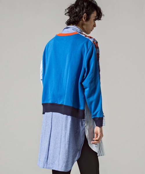 VIKTOR&ROLF(ヴィクター&ロルフ)の「VIKTOR&ROLF(ヴィクター&ロルフ)レースアップクレイジーシャツ(シャツ/ブラウス・メンズ・ブルー・46/48)」の10枚目の写真
