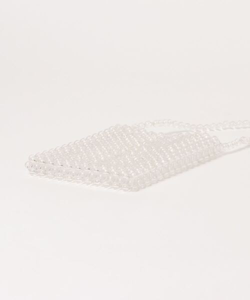 Me%（ミィパーセント）の「ビーズスクエアポシェット（ショルダーバッグ・レディース・ダークブラウン/その他/グリーン系その他・FREE）」の6枚目の写真