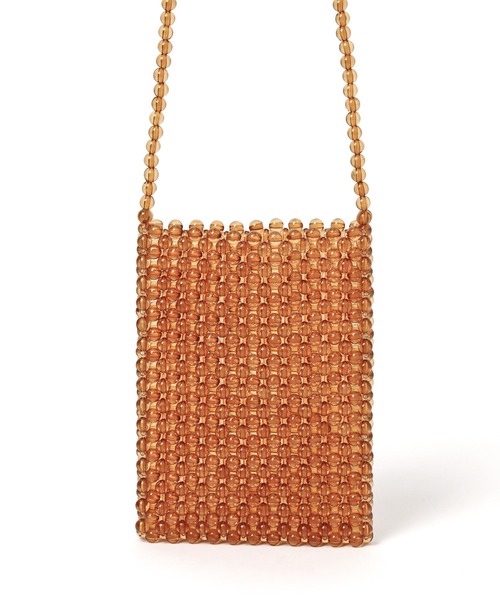 Me%（ミィパーセント）の「ビーズスクエアポシェット（ショルダーバッグ・レディース・ダークブラウン/その他/グリーン系その他・FREE）」の21枚目の写真