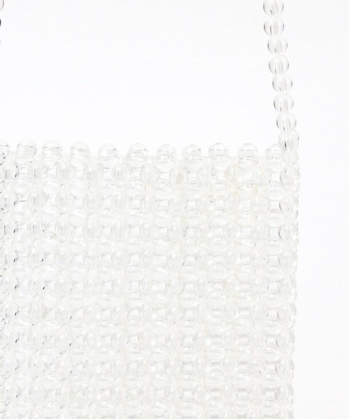 Me%（ミィパーセント）の「ビーズスクエアポシェット（ショルダーバッグ・レディース・ダークブラウン/その他/グリーン系その他・FREE）」の20枚目の写真