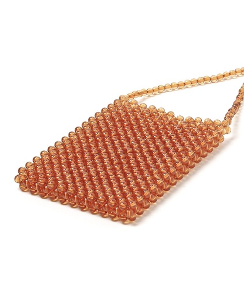 Me%（ミィパーセント）の「ビーズスクエアポシェット（ショルダーバッグ・レディース・ダークブラウン/その他/グリーン系その他・FREE）」の16枚目の写真