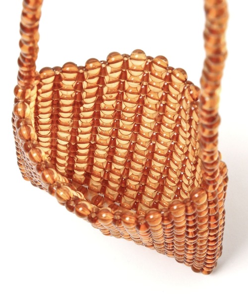 Me%（ミィパーセント）の「ビーズスクエアポシェット（ショルダーバッグ・レディース・ダークブラウン/その他/グリーン系その他・FREE）」の15枚目の写真