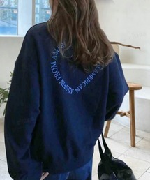 Dalfwin | 【裏起毛アリ・ナシから選べる】2022AW スウェット／パーカー フーディー　秋冬 韓国スウェット ハートロゴトレーナー オーバーサイズ ビックサイズ レディース(スウェット)