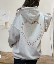 Dalfwin | 【裏起毛アリ・ナシから選べる】2022AW スウェット／フーディー　秋冬 韓国スウェット ハートロゴトレーナー オーバーサイズ ビックサイズ レディース(スウェット)