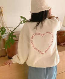 Dalfwin | 【裏起毛アリ・ナシから選べる】再販決定 2023SS 春 スウェット／パーカー フーディー　韓国スウェット ハートロゴトレーナー オーバーサイズ ビックサイズ レディース(スウェット)