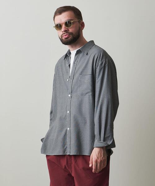 ☆新品☆ IamI Paper dish collar CHECK ブラウス I am I ○Paper dish collar CHECK ブラウス