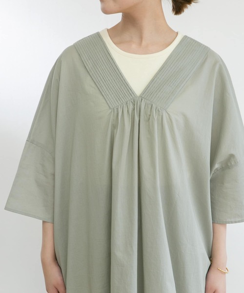 UR Lab.（アーバンリサーチラボ）の「カフタンワンピース（ワンピース・レディース・ブラック/オフホワイト/グリーン系その他・FREE）」の19枚目の写真