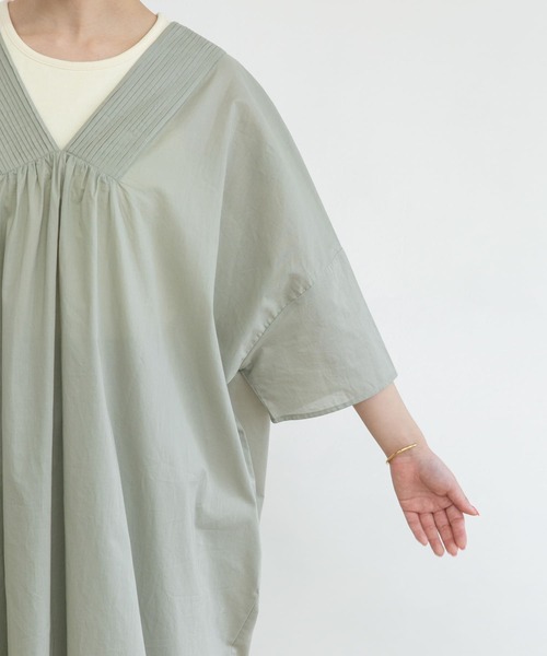 UR Lab.（アーバンリサーチラボ）の「カフタンワンピース（ワンピース・レディース・ブラック/オフホワイト/グリーン系その他・FREE）」の20枚目の写真