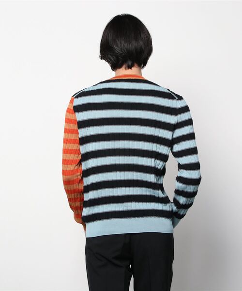 Paul Smith（ポールスミス）の「Mix Up ボーダー クルーネック ニット