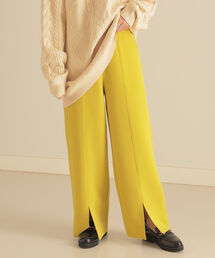 BeAMS DOT | 【WEB限定】BeAMS DOT / スリット ワイド パンツ(その他パンツ)